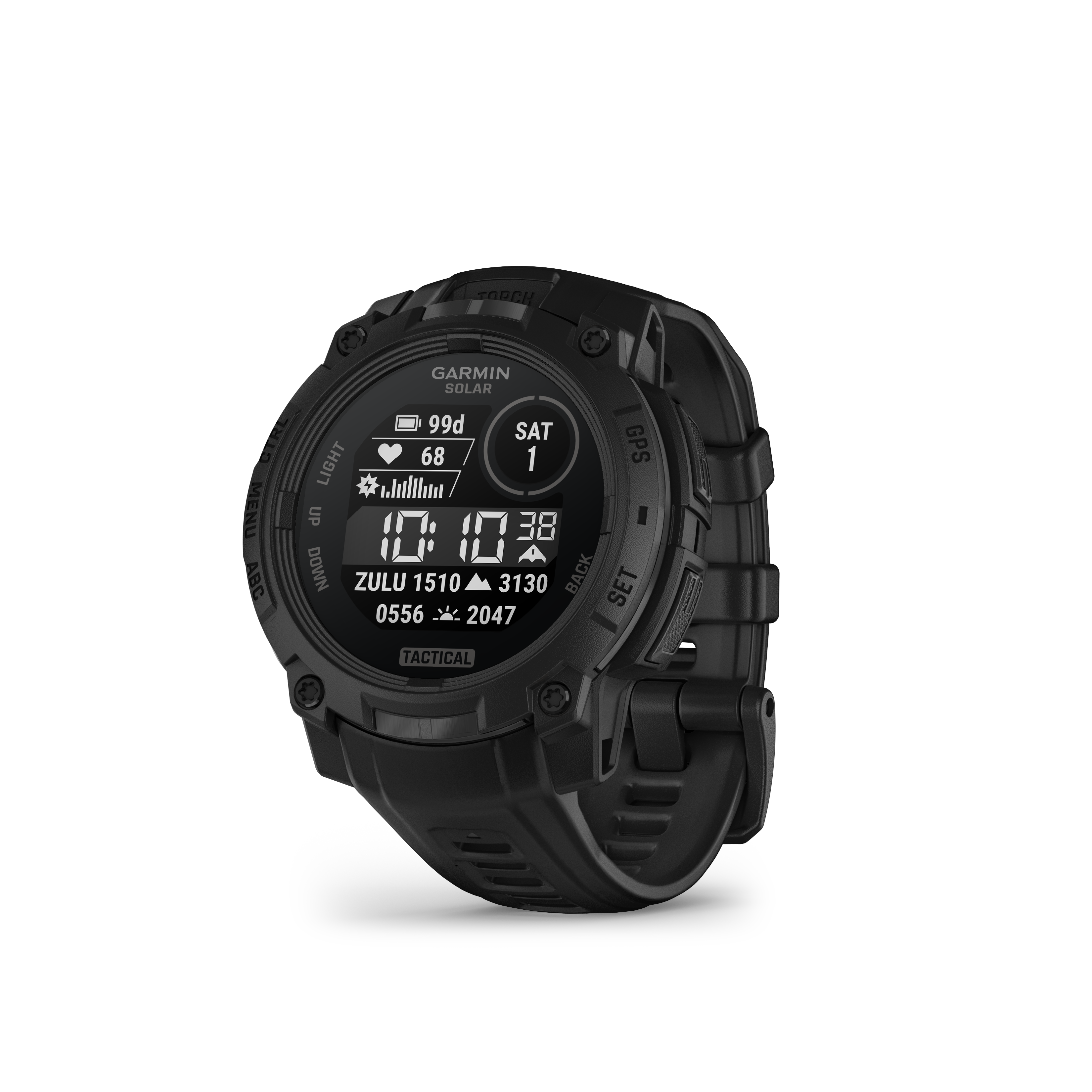 Garmin Instinct 3 Tactical | Tough Smartwatch w/ Solar Charging & 10 ATM Waterproof