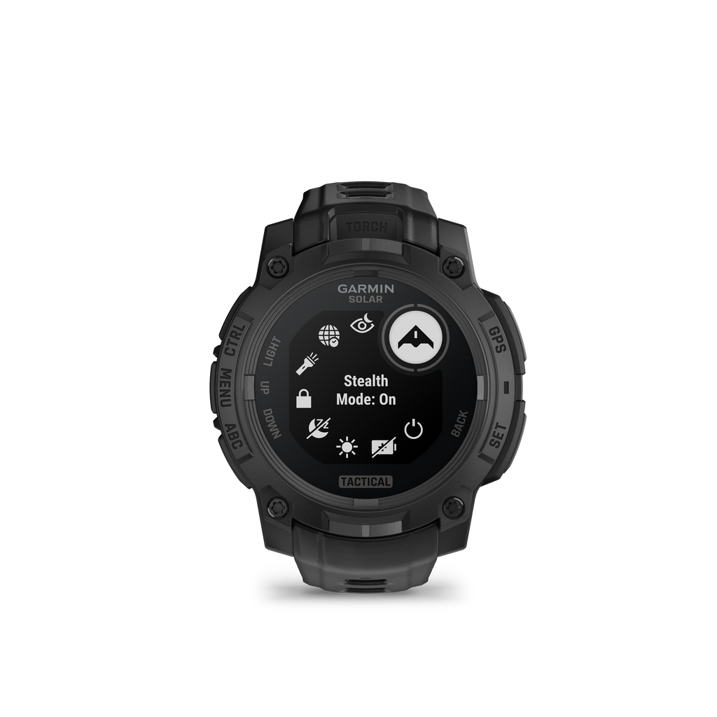 Garmin Instinct 3 Tactical | Tough Smartwatch w/ Solar Charging & 10 ATM Waterproof