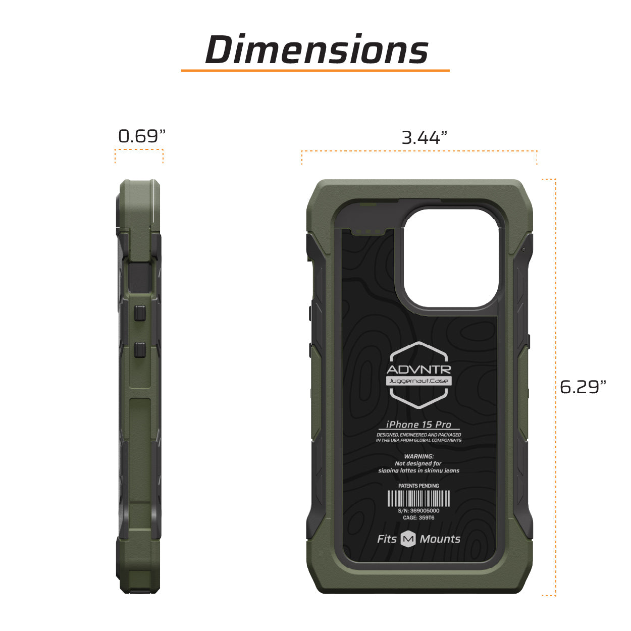 iPhone 15 Pro ADVNTR Phone Case | Made in USA