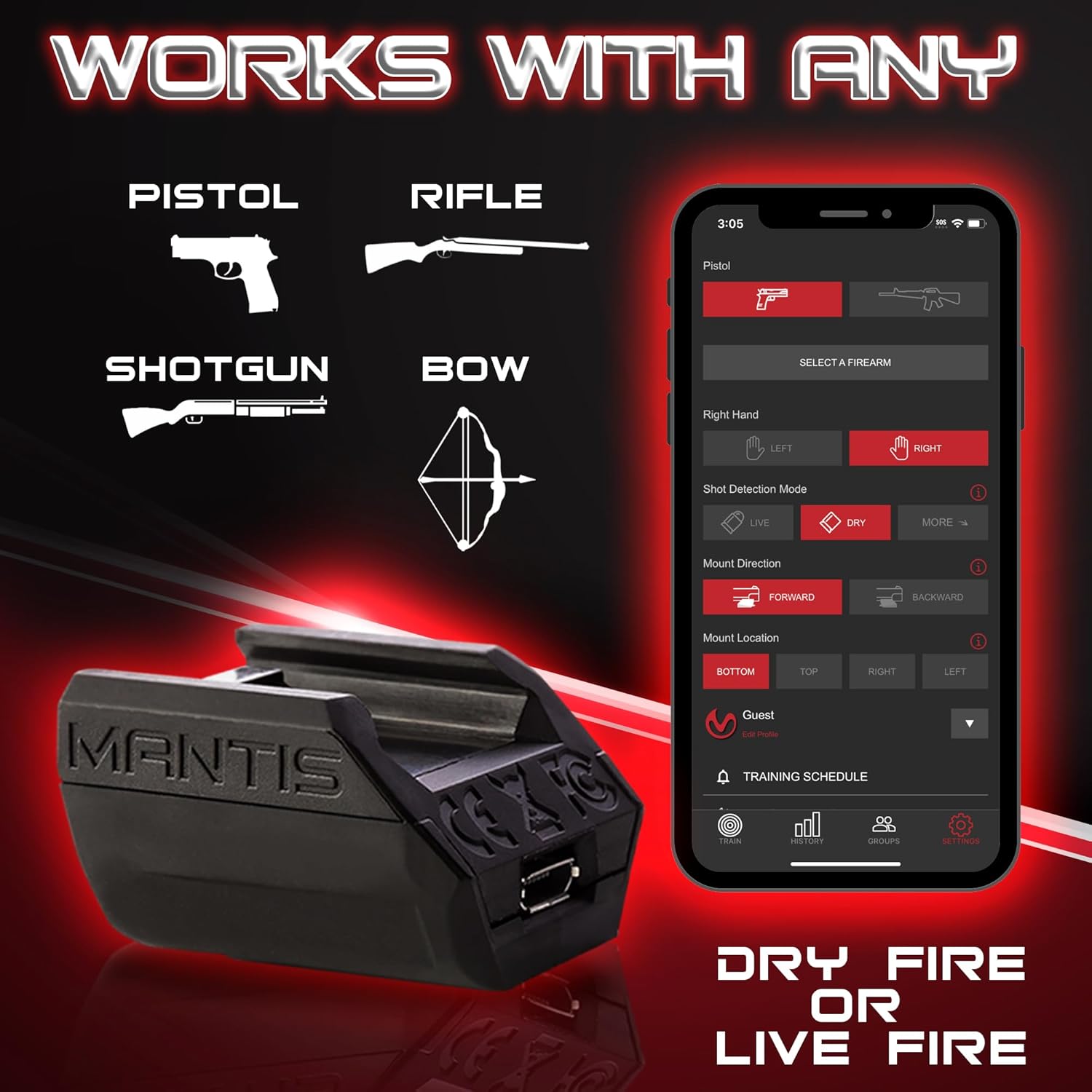 Mantis X10 Elite | Improve Accuracy & Save Big on Ammo | Shooting Practice at Home