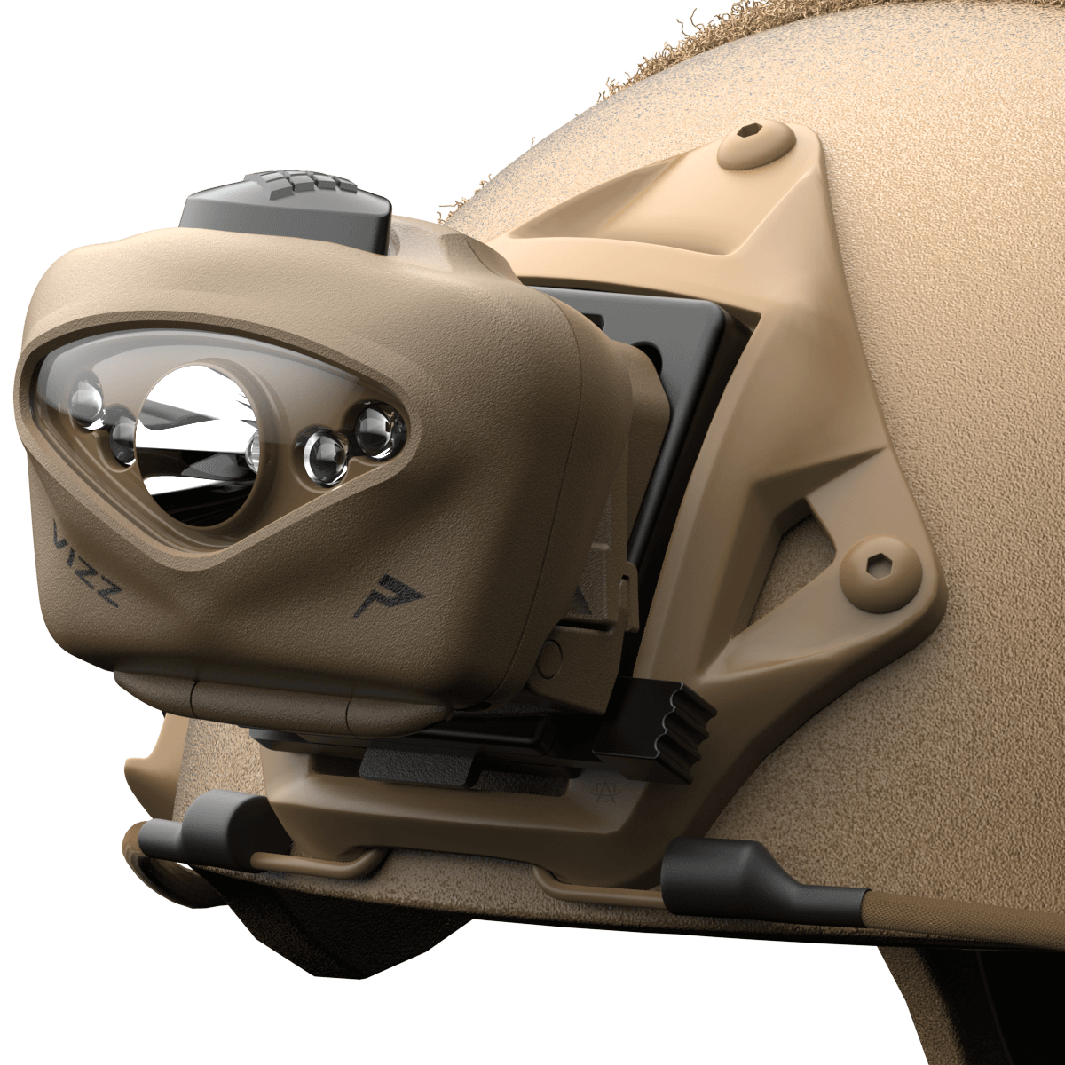 Princeton Tec Vizz Tactical MPLS | 550 Lumens Headlamp | Made in USA