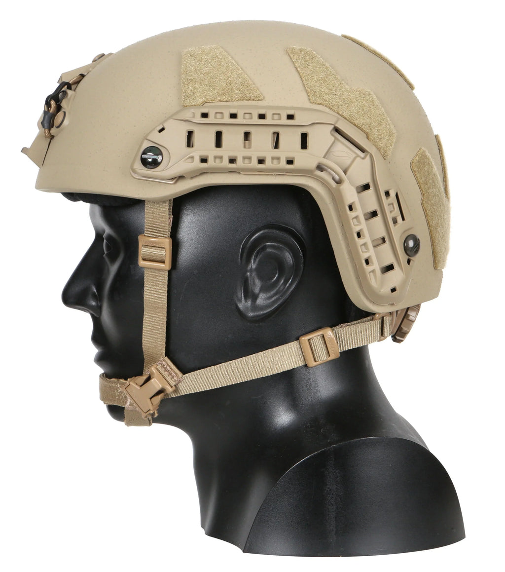 Ops-Core RF1 | w/ MBS Shroud & PowerPath ARC Rail | Protects Against AK-47