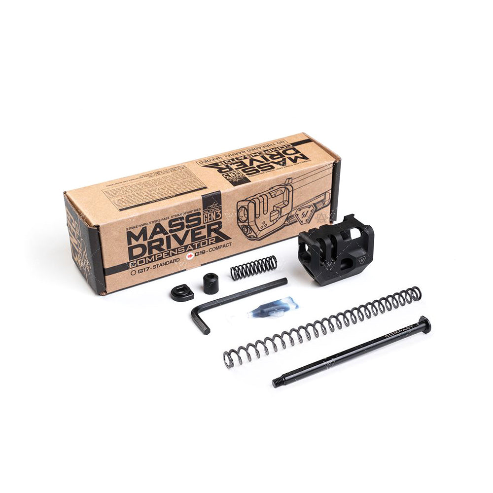 Strike Industries Mass Driver | Gen 3, Gen 4, Gen 5 | GLOCK 17 / GLOCK 19 Compensator
