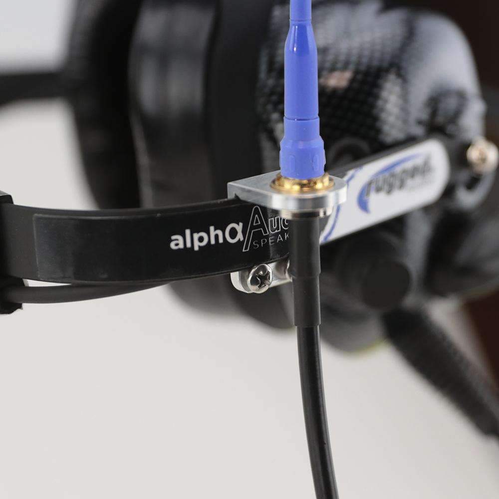 External Headset Antenna Kit with BNC Connector for Handheld Radios - For V3 / RH5R