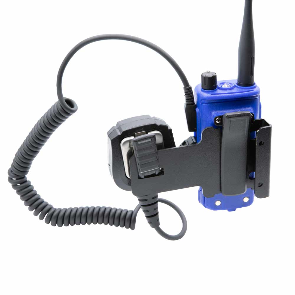 Radio and Speaker Mic Mount for Handheld Radios