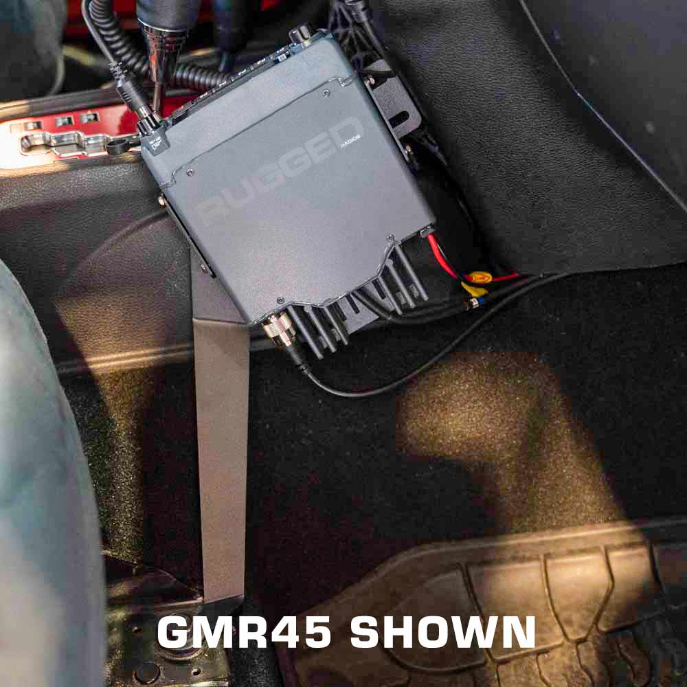 GMRS Mobile Radio Kit for Jeep Wrangler TJ LJ and JK - JK 2-Door (11-18) and TJ (97-06) and LJ (04-06) / GMR25 Waterproof