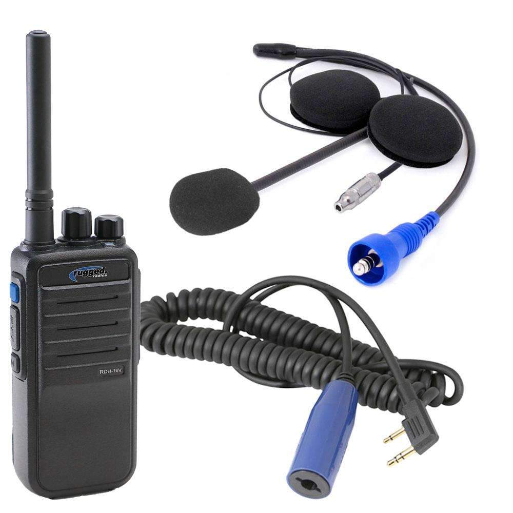Single Seat Kit with Digital Radio - Helmet Kit