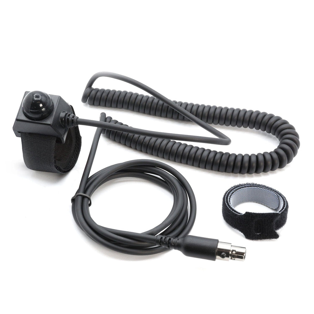 Velcro Mount Push to Talk (PTT) Buttons for Intercoms - Driver PTT- Coil Cord