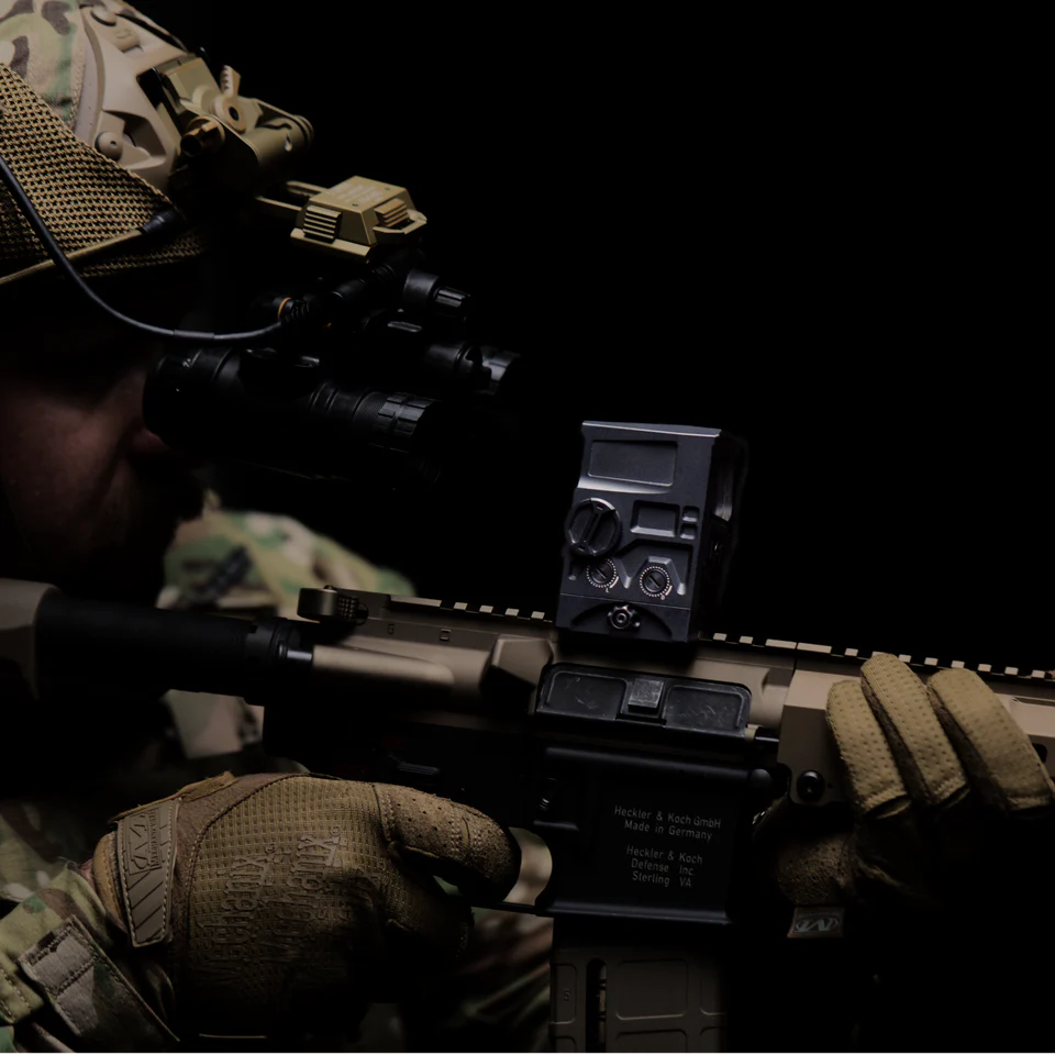 DOT EHS-1 | Holographic Sight 1 MOA / 65 MOA Reticle & Included 2.26" High Mount | Night Vision Ready & QD lever