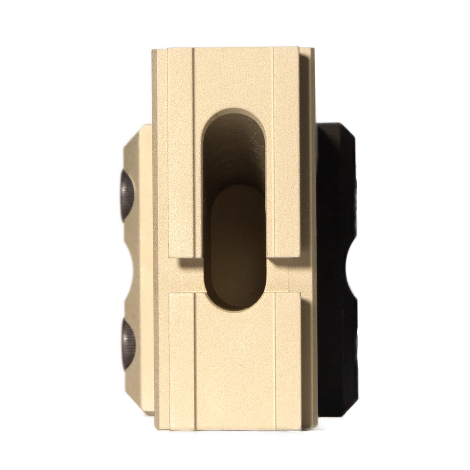 DOT Delta ACRO Mount | 2.26" Extra-High Riser to See Over Lasers | Fits ACRO P-1 & P-2 Optics