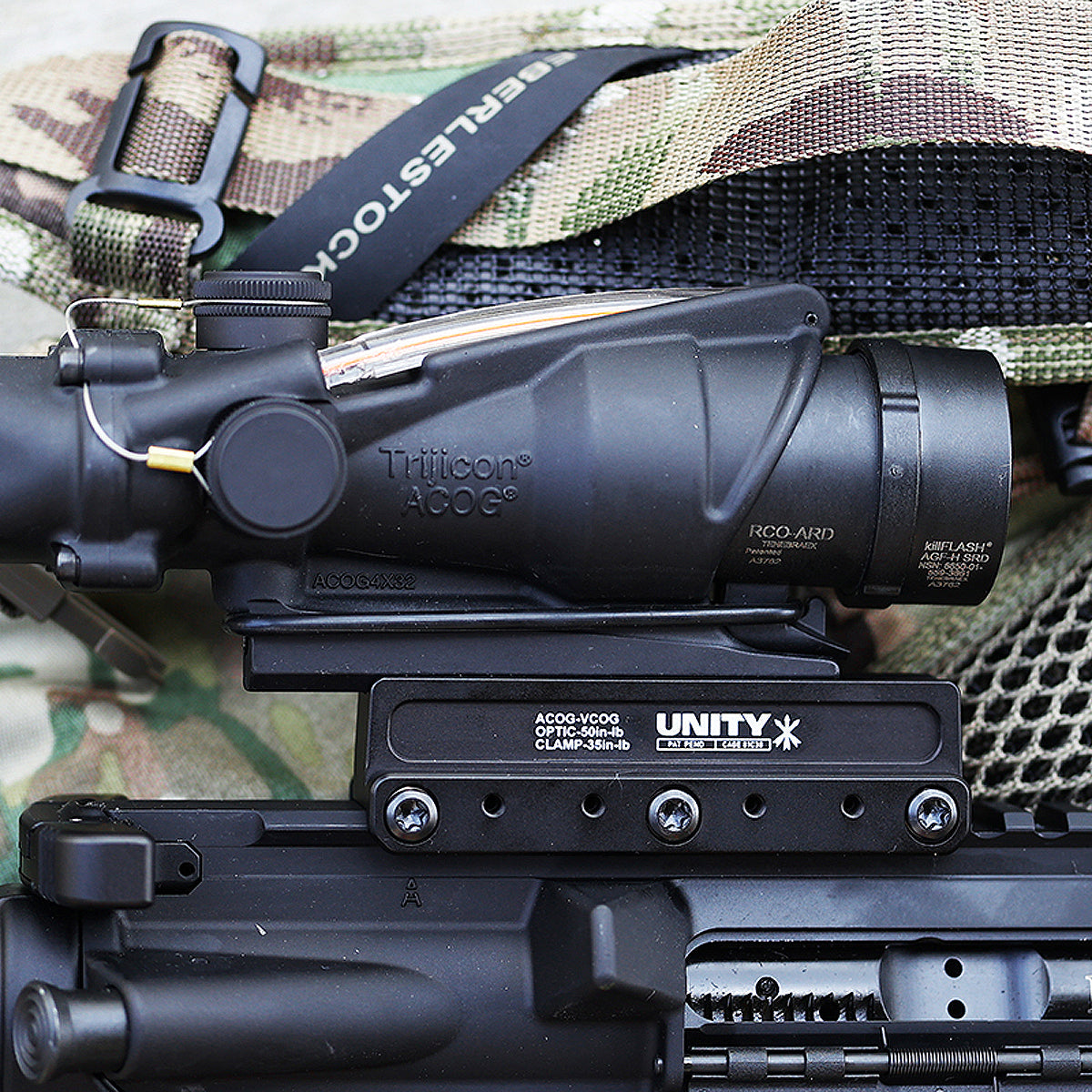 Unity ACOG Mount | 2.05" Mount for ACOG & VCOG Optics | Night Vision Ready
