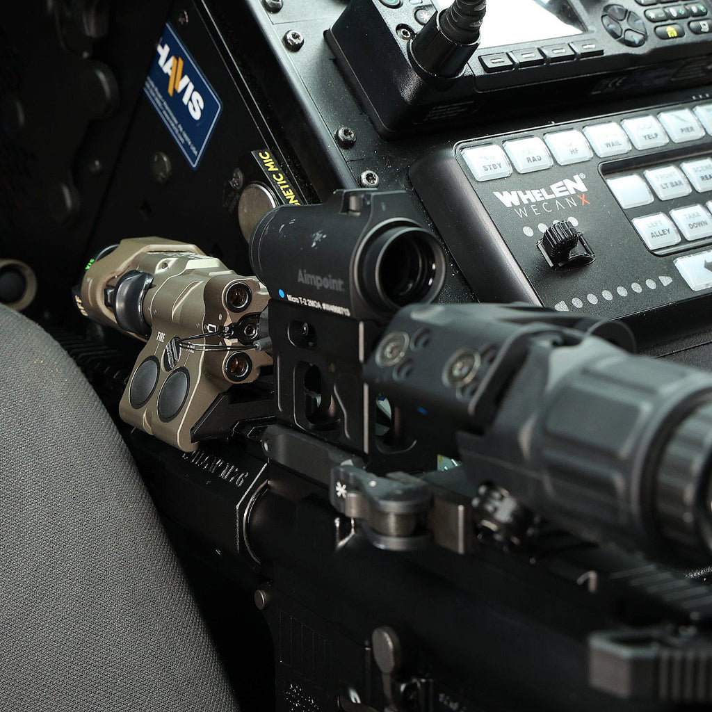 Unity Tactical RAXIS | In-Line MAWL Laser Mount | Rotates Laser for Snag-Free Stowage