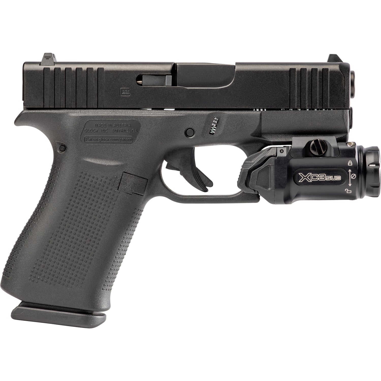 SureFire XC3 Sub Weaponlight | w/ 13,000 Candela & 1000 Lumens | Fits TLR7 Sub Holsters
